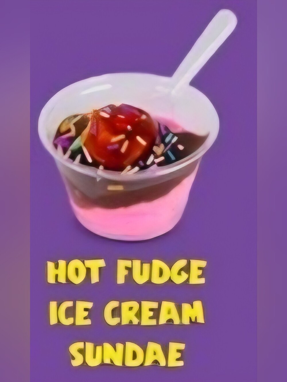 Ooey Gooey Slime Surprise Hot Fudge Ice Cream Sundae